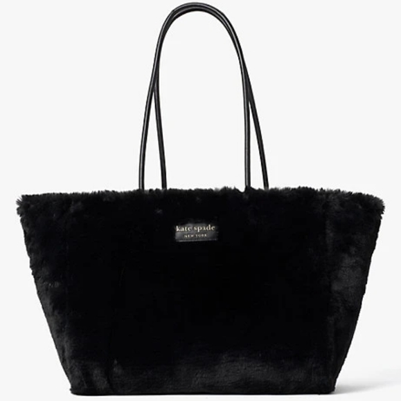 KATE SPADE Everything Large Faux Fur Tote - Picture 2 of 5